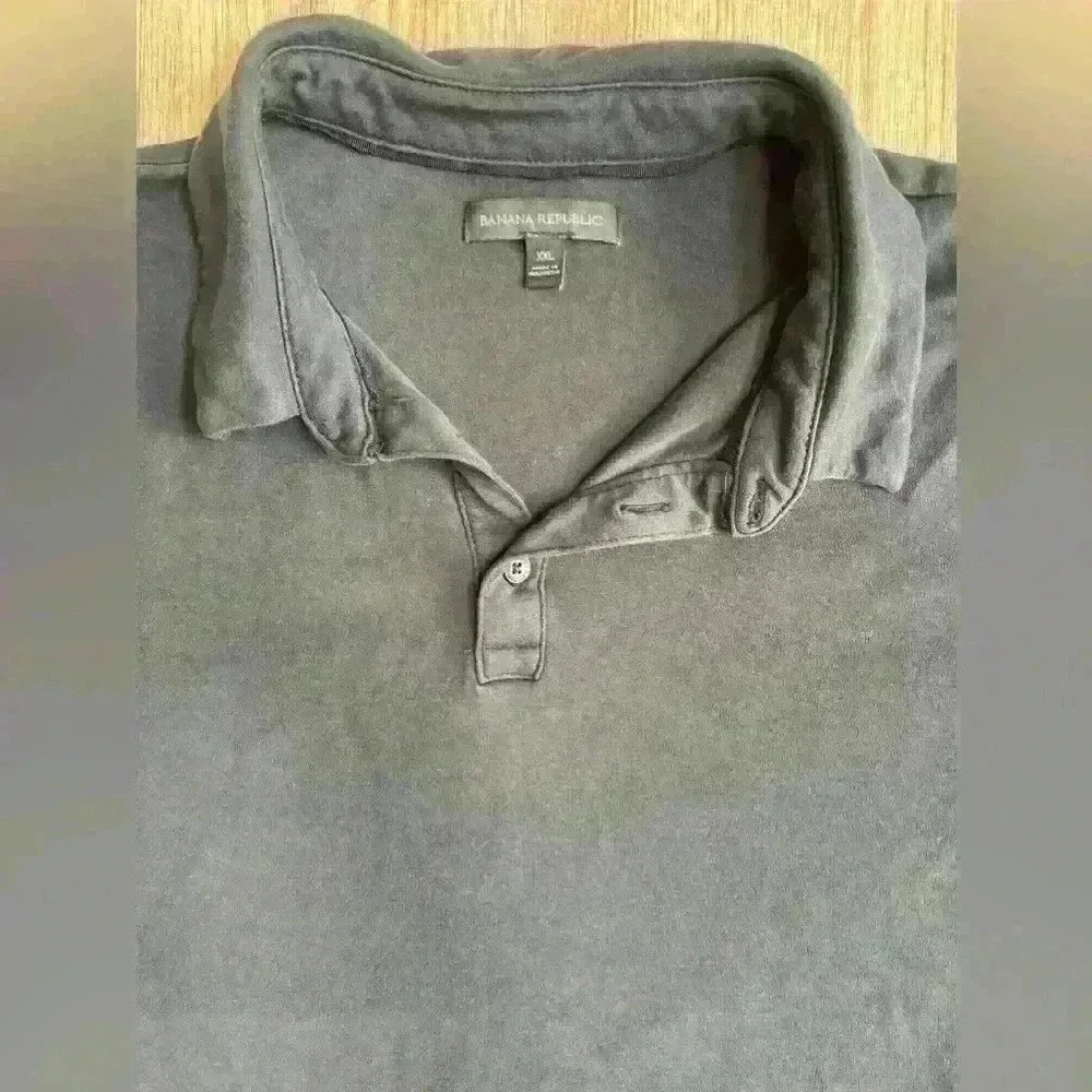 Banana Republic Polo Shirt Luxe Touch Mens Performance Short Sleeve Top XXL